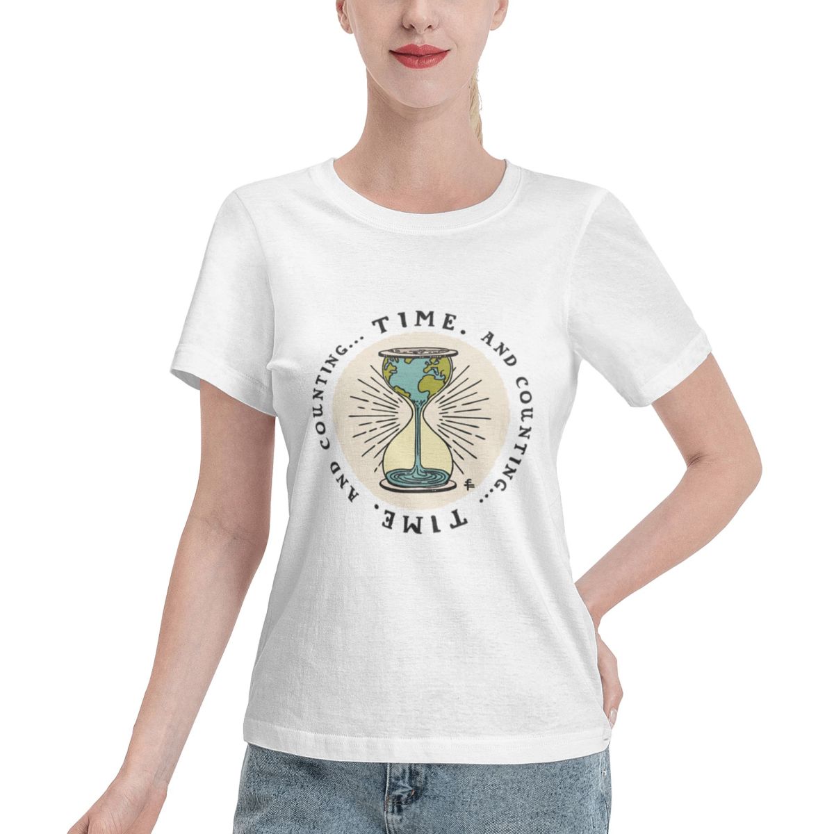 Sustainable Living Design - Camiseta feminina Street Pick Climate Change