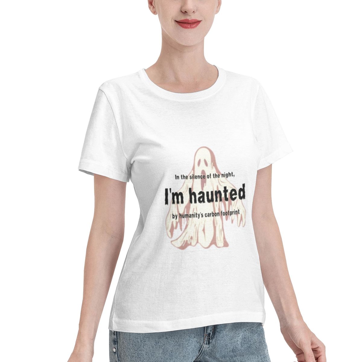 Camiseta feminina com design d - Sustainable Living Lifestyle avaliação e preço